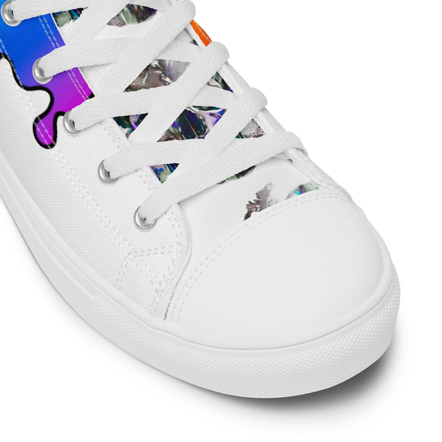 Men’s high top canvas shoes-Mama C’s Tees & Designs