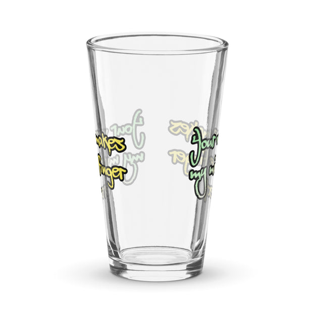Shaker pint glass