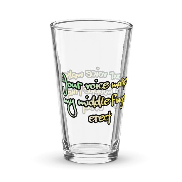 Shaker pint glass