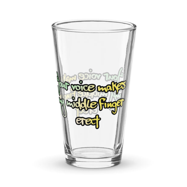 Shaker pint glass
