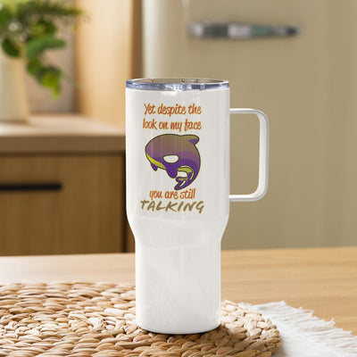 Travel mug with a handle-Mama C’s Tees & Designs