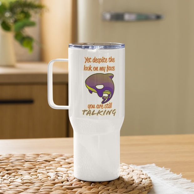 Travel mug with a handle-Mama C’s Tees & Designs