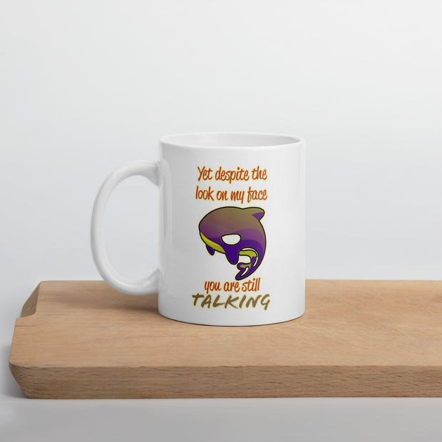 White glossy mug-Mama C’s Tees & Designs