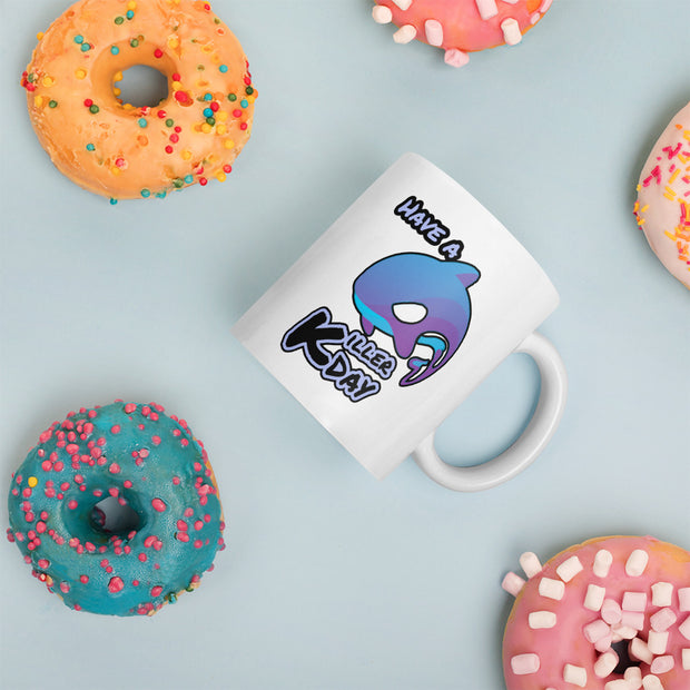White glossy mug-Mama C’s Tees & Designs