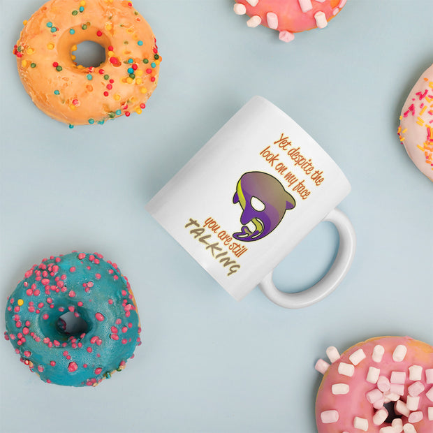 White glossy mug-Mama C’s Tees & Designs