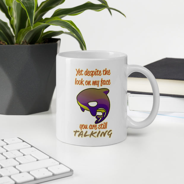 White glossy mug-Mama C’s Tees & Designs
