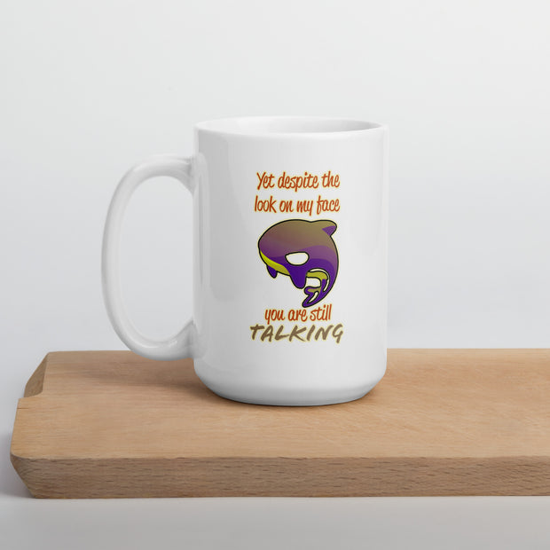 White glossy mug-Mama C’s Tees & Designs