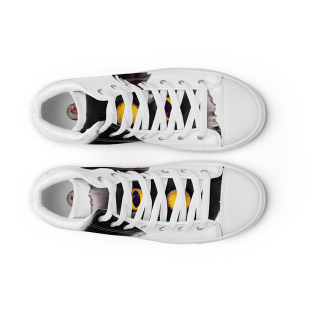 Women’s high top canvas shoes