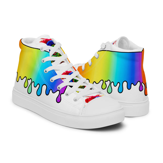 Women’s high top canvas shoes-Mama C’s Tees & Designs