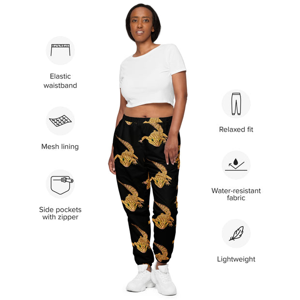 Leopard Gecko track pants-Mama C’s Tees & Designs